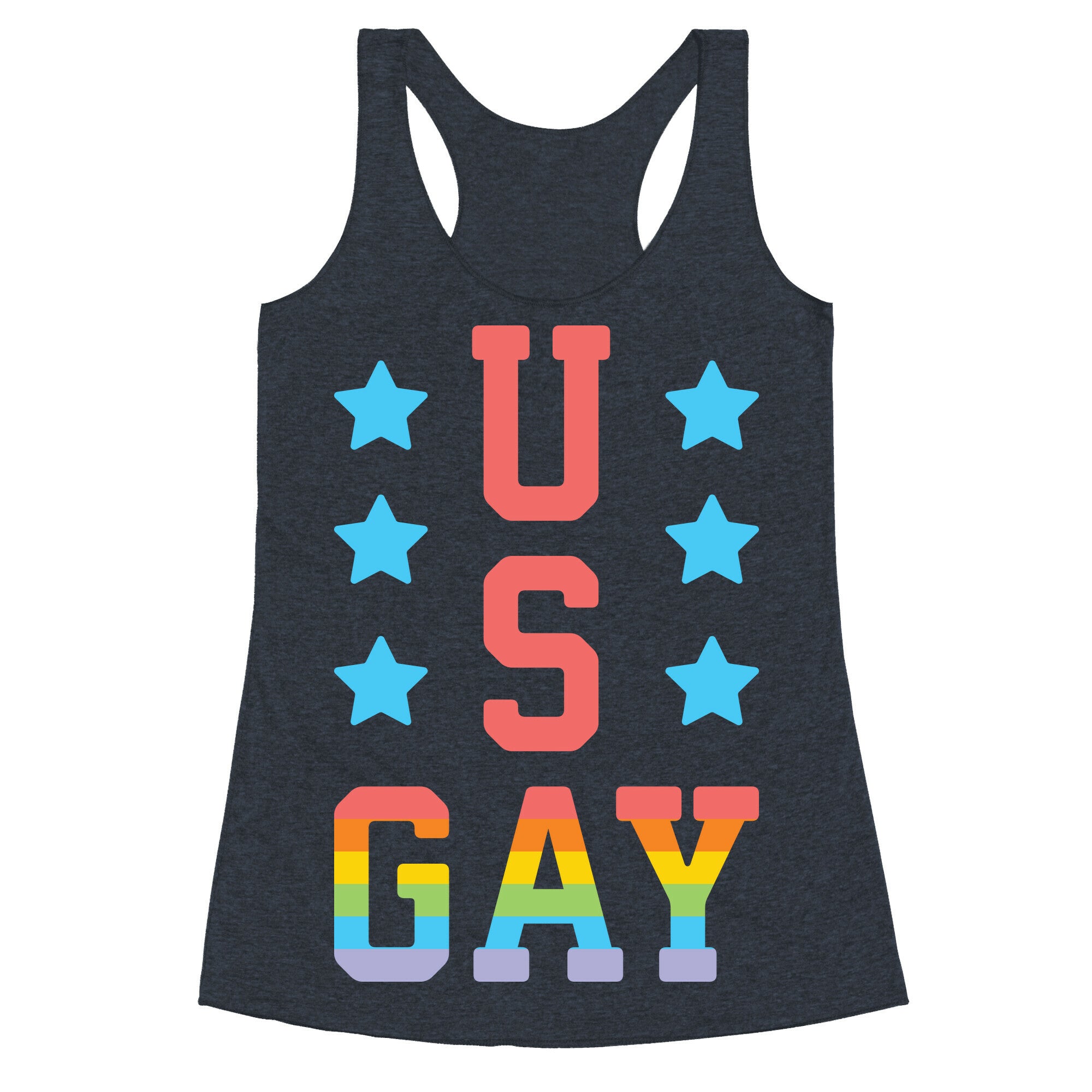 U.S.Gay Racerback Tank